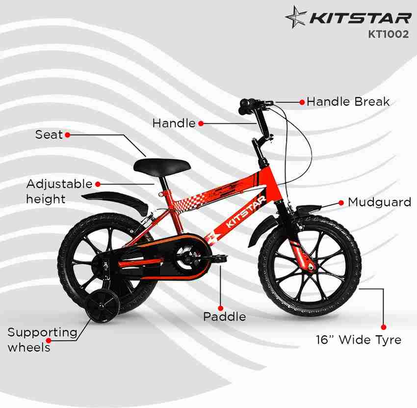 Kitstar HiSpeed Kids Cycle for 5 8 Years with Training Wheel 20 T