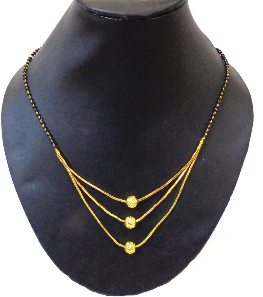 Three layer gold chain with deals price