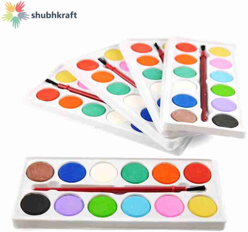  Watercolor Paint Set for Kids - Bulk Set of 12