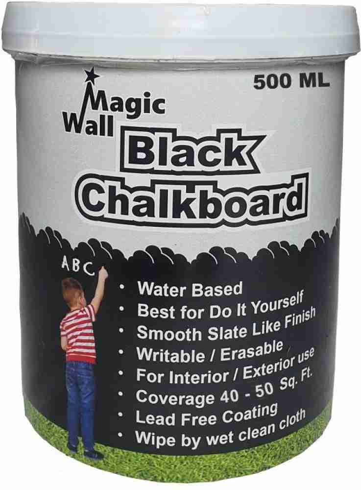 Colours Black Matt Chalkboard paint, 1L