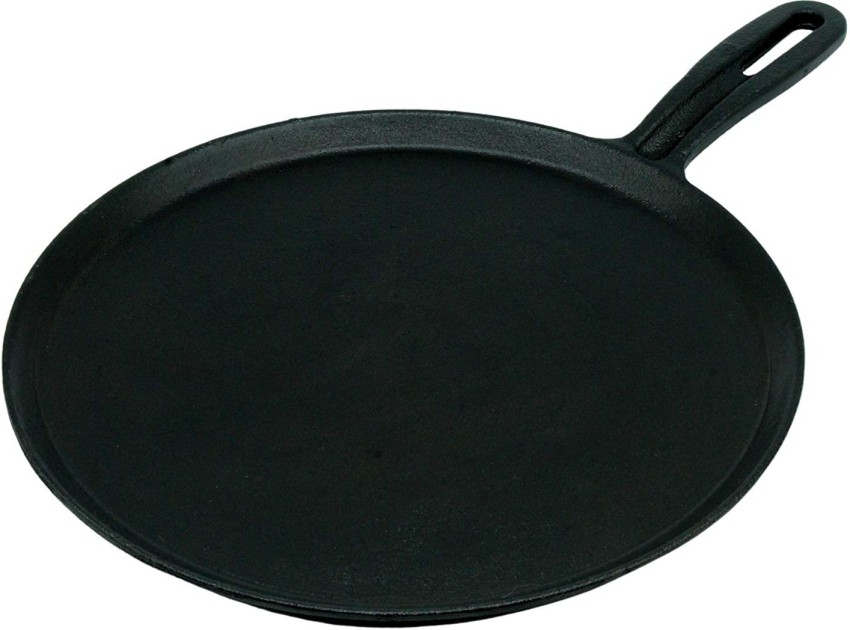 Trilonium Pre-Seasoned Cast Iron Dosa Tawa WHT10 , Diameter 10