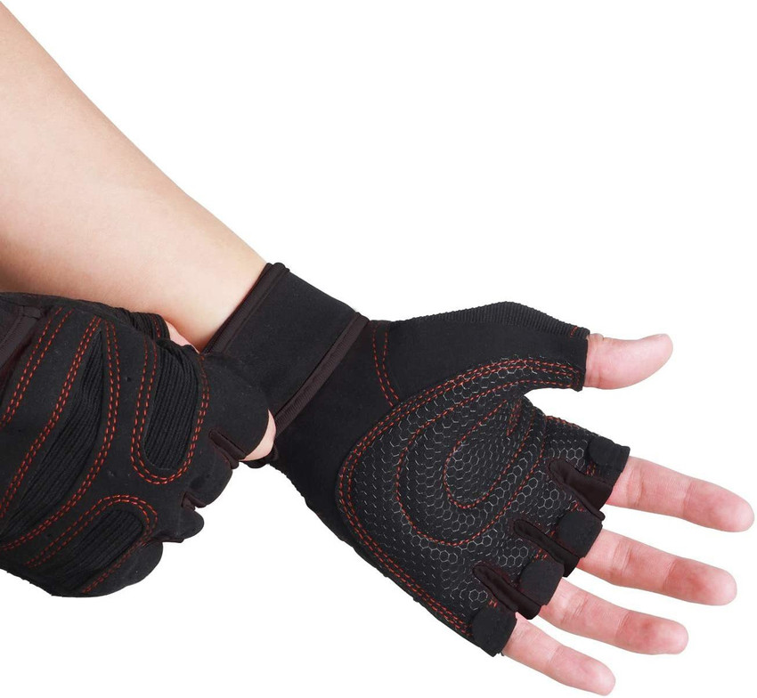 keycraze silicone grip Fingerless Gloves for Motorbike Motorcycle