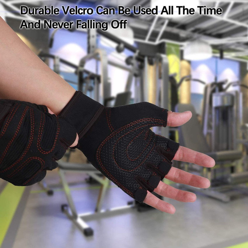 keycraze silicone grip Fingerless Gloves for Motorbike Motorcycle