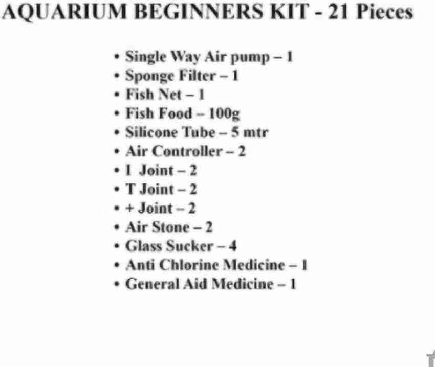 KAPOOR PETS Aquarium Accessories (Aquarium Beginners Kit) Aquarium