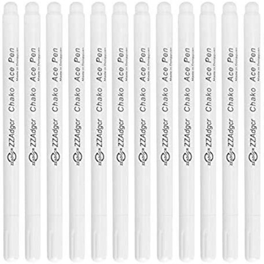 Water Soluble Erasable Pen Fabric, White Marker Clothes