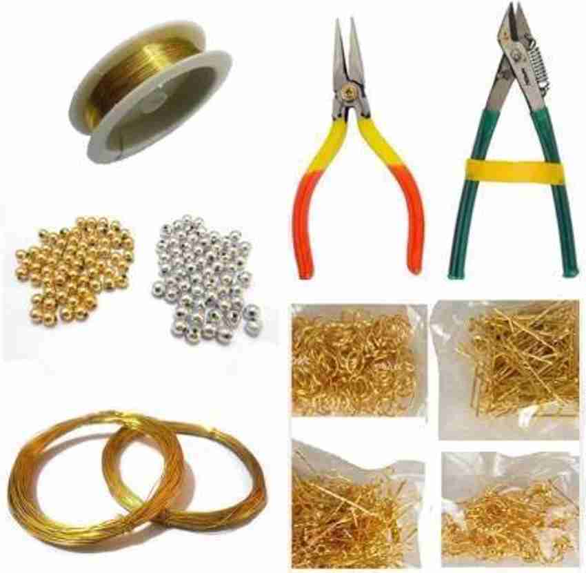 AN Sunshine Jewellery Making Basic Accessories Finding Tool Kit With Multiple Items Wire Tools Beads Jewellery Making Basic Accessories Finding Tool Kit With Multiple Items Wire Tools Beads