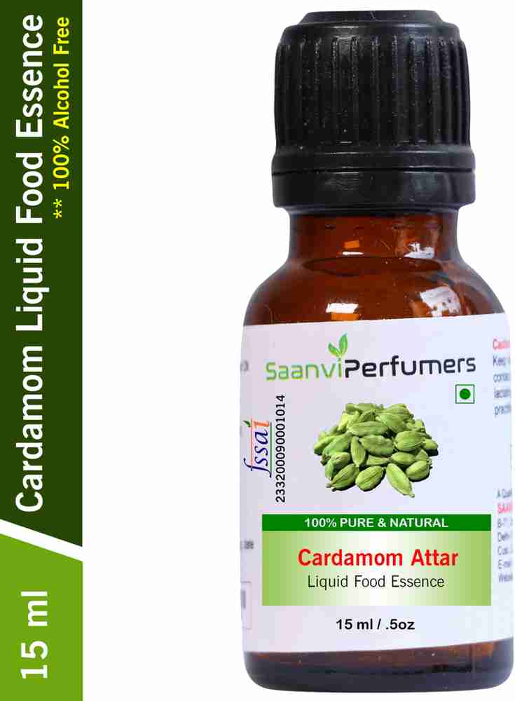 Saanvi perfumers Cardamom Attar Edible Grade For Used in Cookies