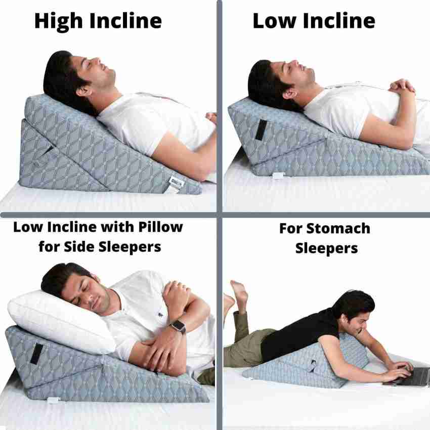 Wedge pillow 2024 stomach sleeper