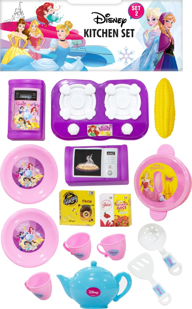 DISNEY Princess Role Play Kitchen Set 16 pieces for Kids - Princess Role  Play Kitchen Set 16 pieces for Kids . Buy Ariel, Rapunzel, Belle,  Cinderella, Snow White toys in India. shop for DISNEY products in India.
