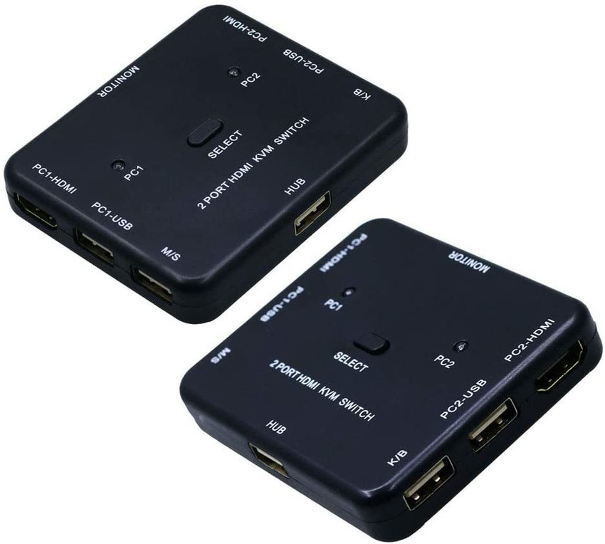 MC-HDMI-USBKVM, MicroConnect HDMI & USB KVM Switch 2 ports