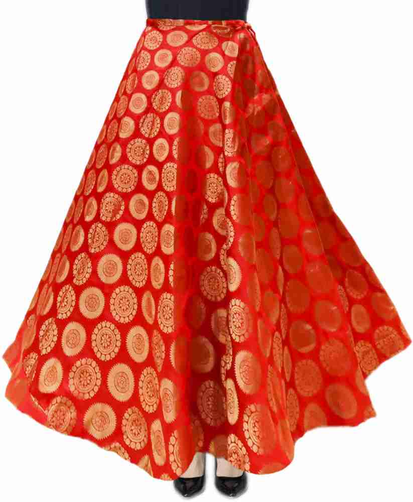 Gold skirt red top hotsell