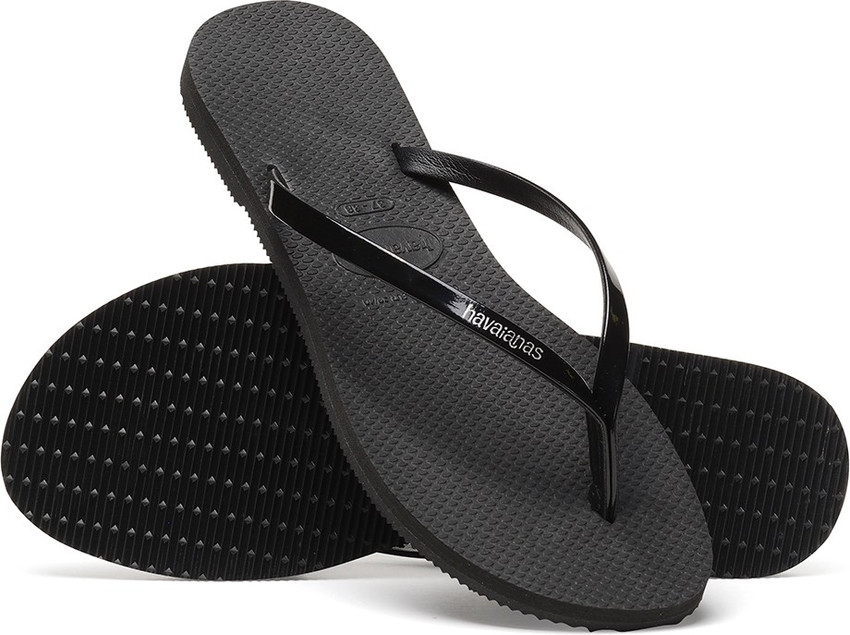 Womens black best sale havaianas flip flops