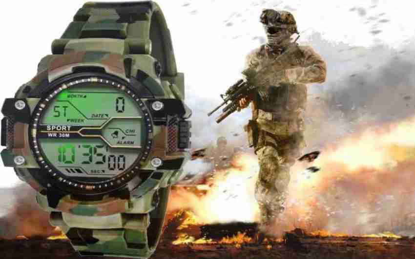 Xotak military watch indian army waterproof with 07 light led system  Digital Watch - For Men - Buy Xotak military watch indian army waterproof  with 07 light led system Digital Watch -