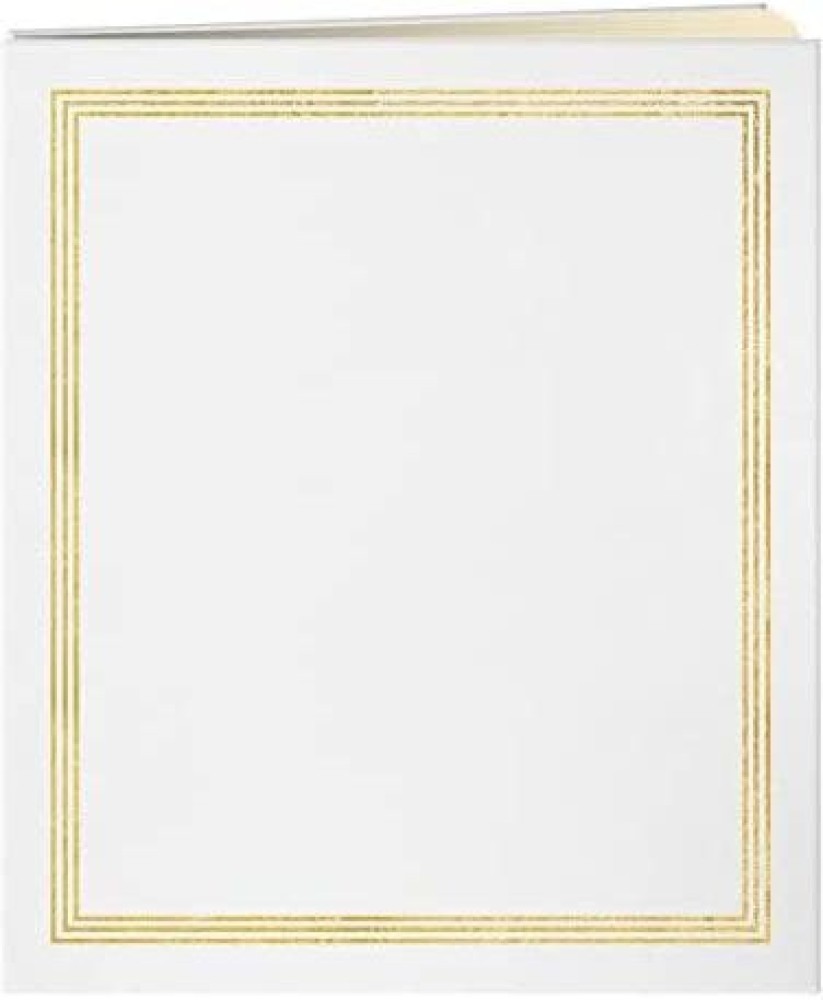 Pioneer Jumbo 11.75X14 Beige Page Scrapbook 100 Pages(50 Sheets), White -  Jumbo 11.75X14 Beige Page Scrapbook 100 Pages(50 Sheets), White . shop for  Pioneer products in India.