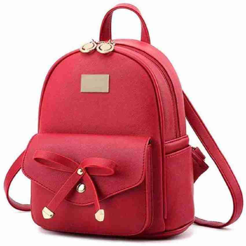 Girls red backpack shop