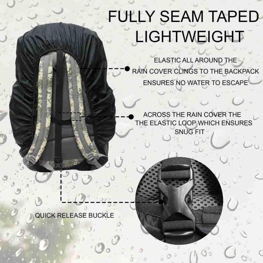 F GEAR Silver Big Rain Cover Waterproof, Dust Proof Trekking Bag