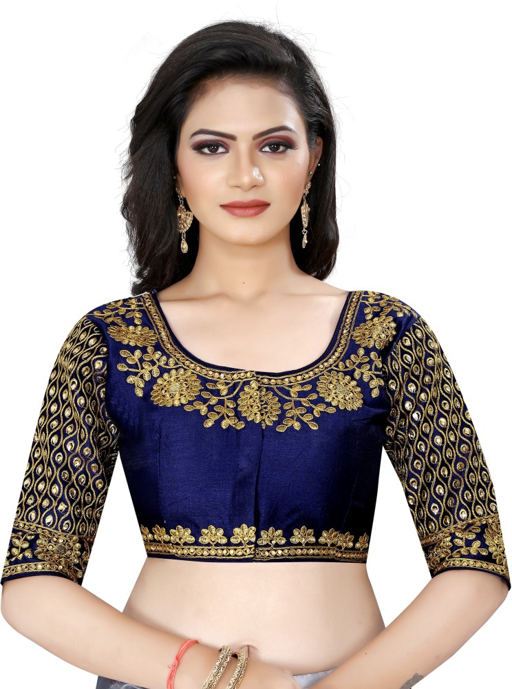 Buy online Round Neck Embroidered Blouse from ethnic wear for Women by Scube  Designs for ₹549 at 71% off