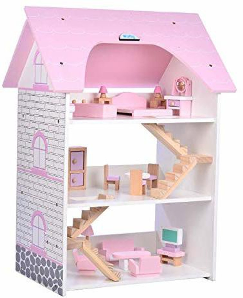 All wood dollhouse online