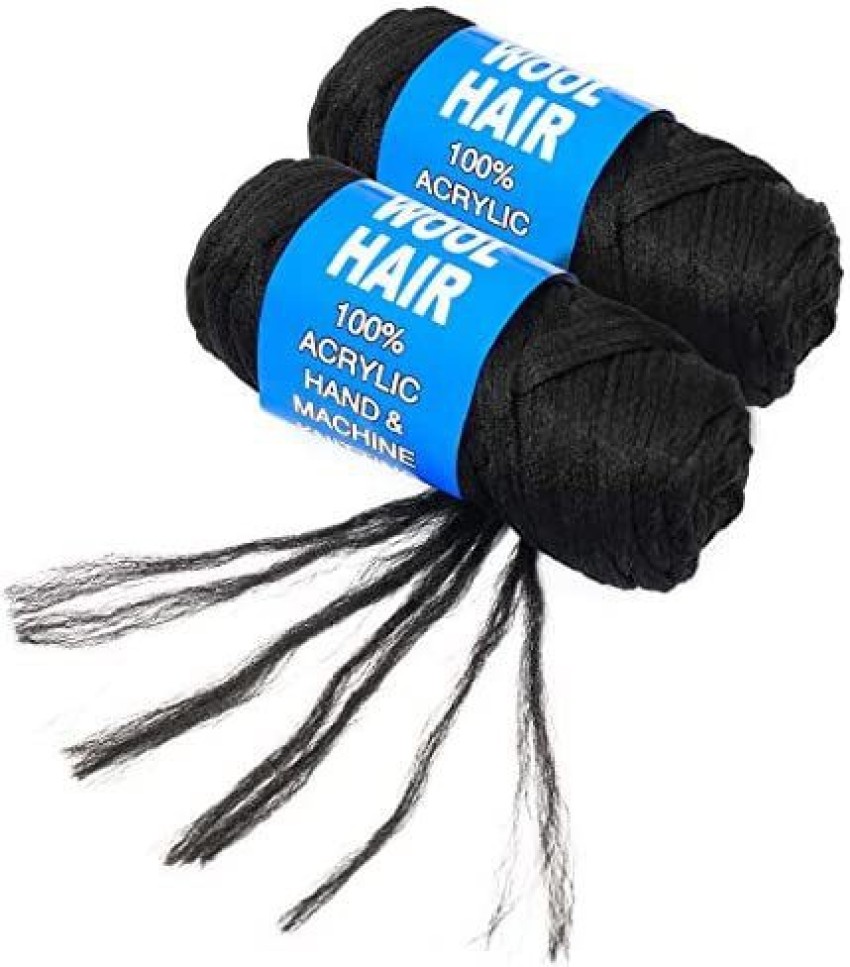 Youngther 100% Brazilian Wool Acrylic Yarn For African Jumbo  Braids/Senegalese Twist/Faux Locs/Wraps/Dreadlocks (2Roll Hair Extension  Price in India - Buy Youngther 100% Brazilian Wool Acrylic Yarn For African  Jumbo Braids/Senegalese Twist/Faux Locs