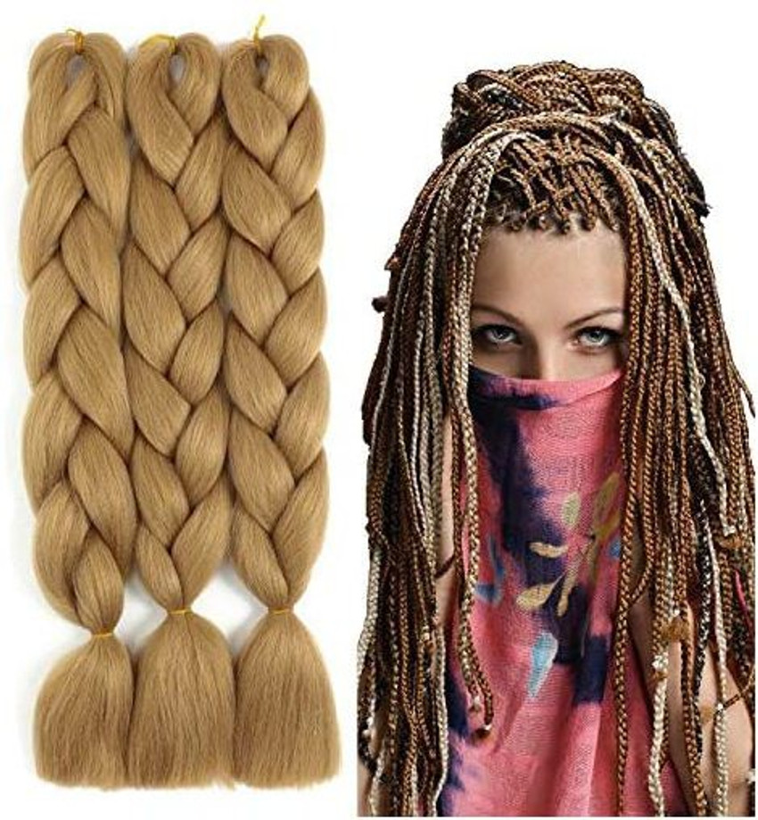 Jumbo Braiding Hair Extensions Kanekalon Box Braids Crochet 