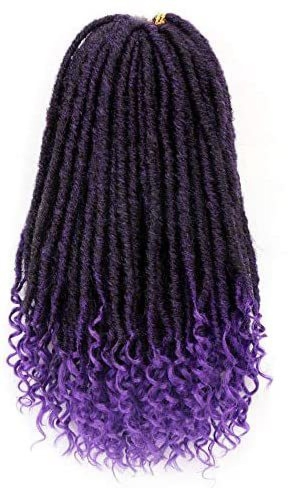 Faux Locs Straight Goddess Locs Crochet Hair with Curly Ends Hair