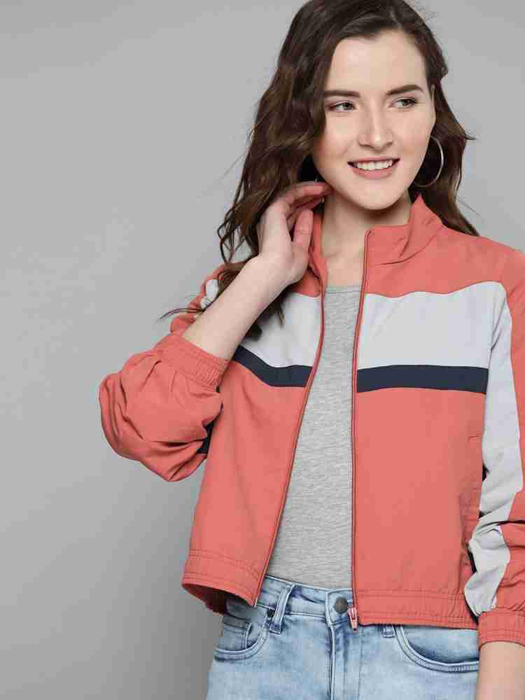 Striped bomber 2024 jacket womens