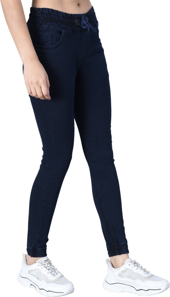 Plain M MODDY 590HW Jogger Style Dark Blue Jogger jeans For Girls, Waist  Size: 28-34 at Rs 340/piece in New Delhi