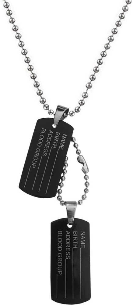 Name tag deals necklace