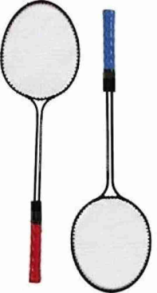 Buy Keystone Badminton Set, Double Shaft Badminton Racket Set of 2 Pieces  with Nylon Shuttlecocks & Ball Bearing Skipping Rope (with 4 Piece  Shuttlecock) Online at Low Prices in India 