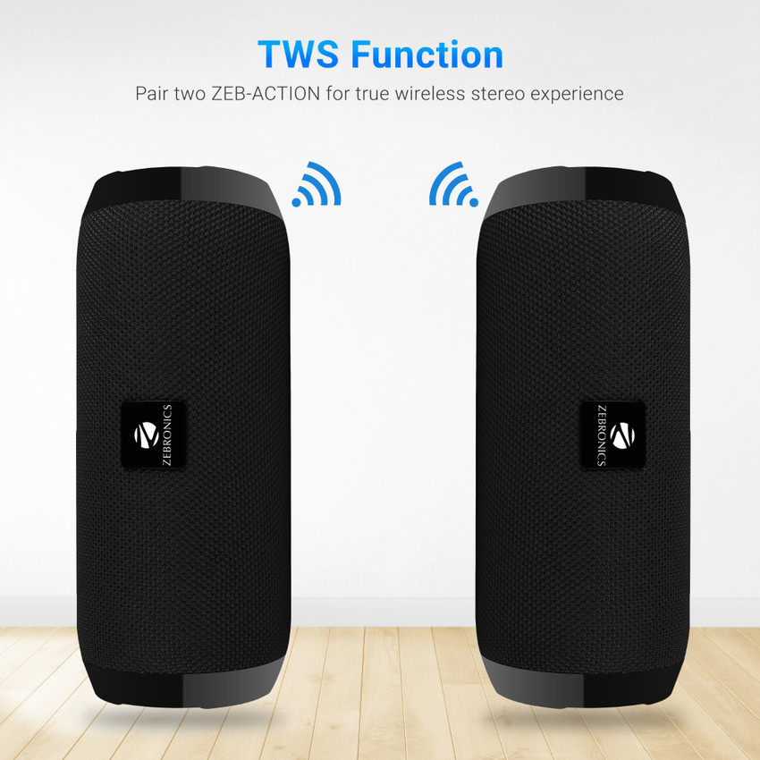 Mini bluetooth 2025 speaker action