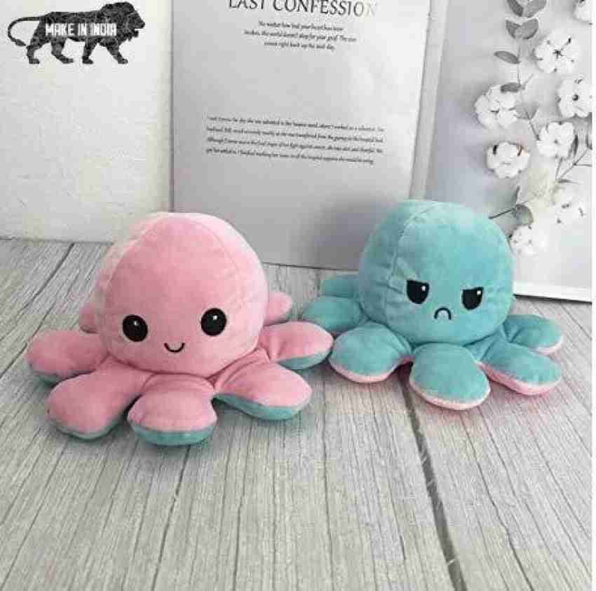 Blue Ultra Plush Octopus with Spectacles Bow Stuffed Soft Kids Animal Toy  at Rs 319 in Mumbai