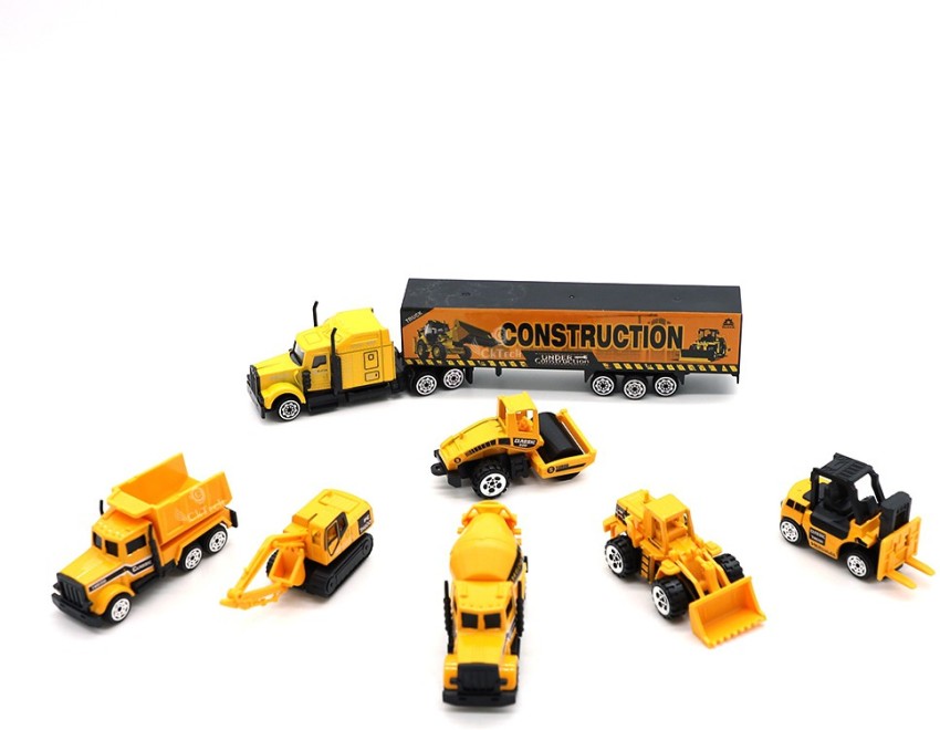 Diecast metal store construction toys