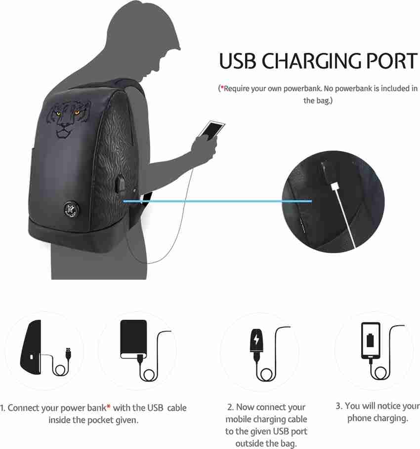Sac a dos 2025 power bank