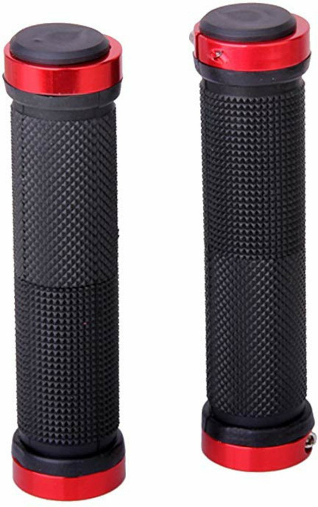 Red mtb grips clearance