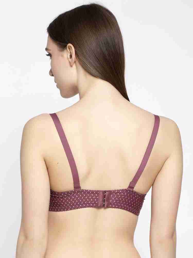 Buy PrettyCat PrettyCat Maroon Lace Non-Wired Lightly Padded Camisole Bra  PCSB20029-MAH-36B at Redfynd