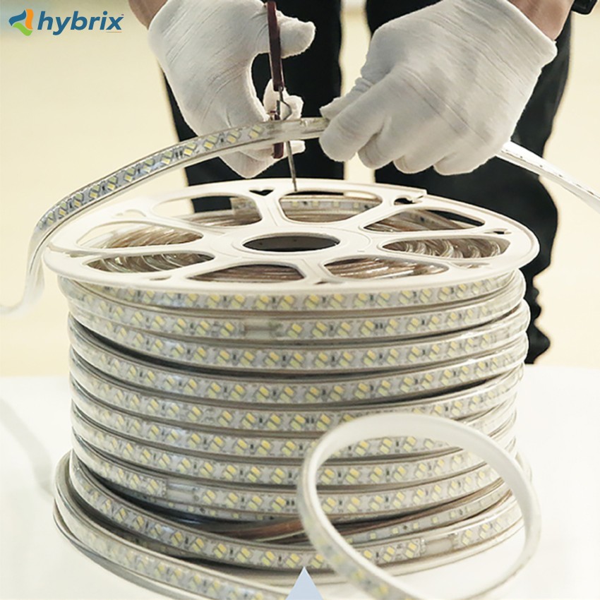 Hybrix LED Ceiling Light (6 Mtr. Roll) Cove Rope Light, Strip Light, Double  Row SMD 5730 LED (80 LEDs/Mtr), Waterproof IP67 & Flexible With AC Adaptor