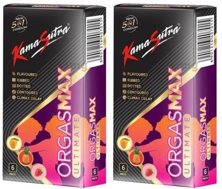 KamaSutra Orgasmax Ultimate 5 in 1 Dotted ,Ribbed, Contoured