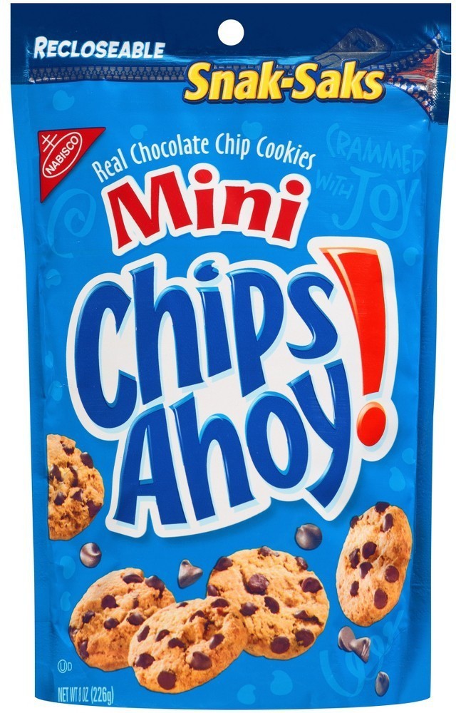Nabisco Snack Sak Mini Chips Ahoy, 226g