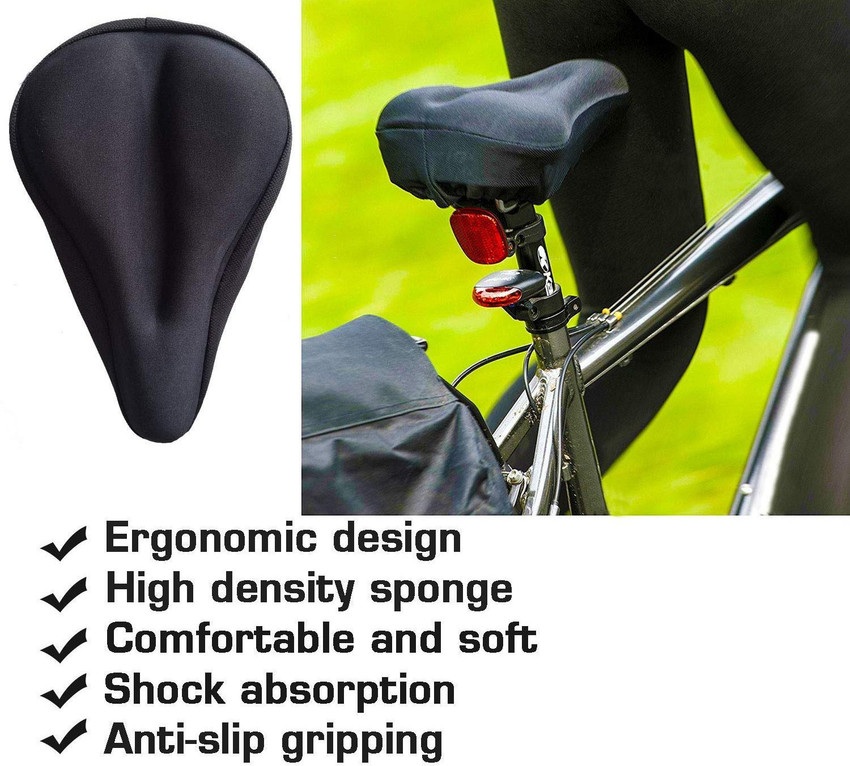 Arnav Cycle Saddle Seat Cover Soft Cushion Free Size MTB Bikes