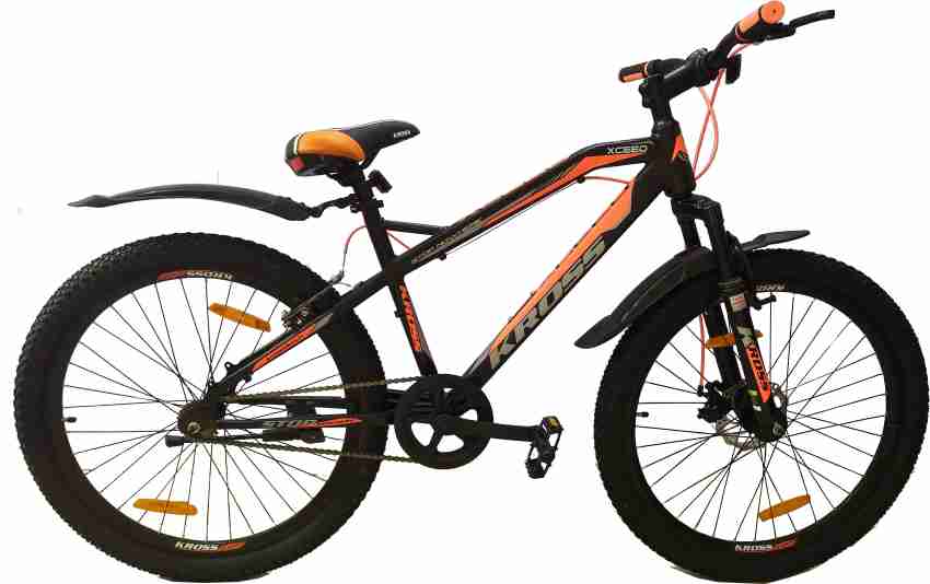 Kross Xceed 26T Mountain Single Speed Bicycle Front Disc Brake and Shocker 26 T Mountain Hardtail Cycle Price in India Buy Kross Xceed 26T Mountain Single Speed Bicycle Front Disc Brake and