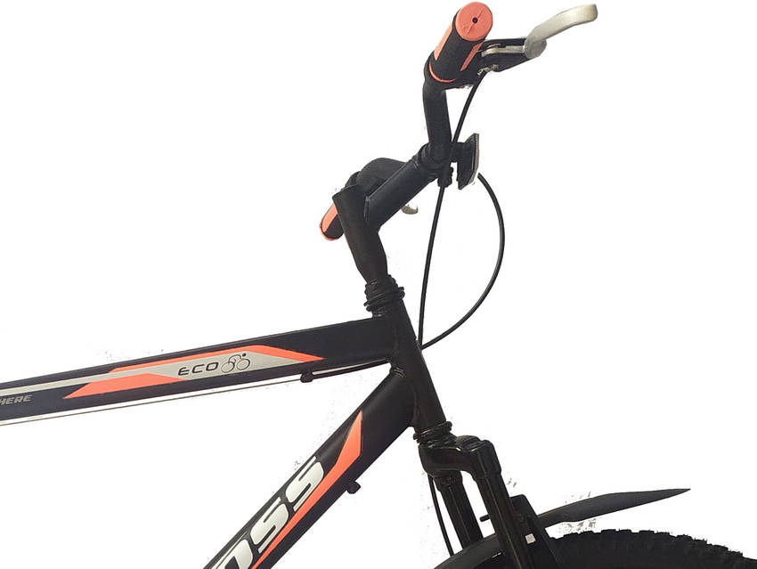 Kross Eco 26T City Bike Front Disc Brake Shocker Black Sports