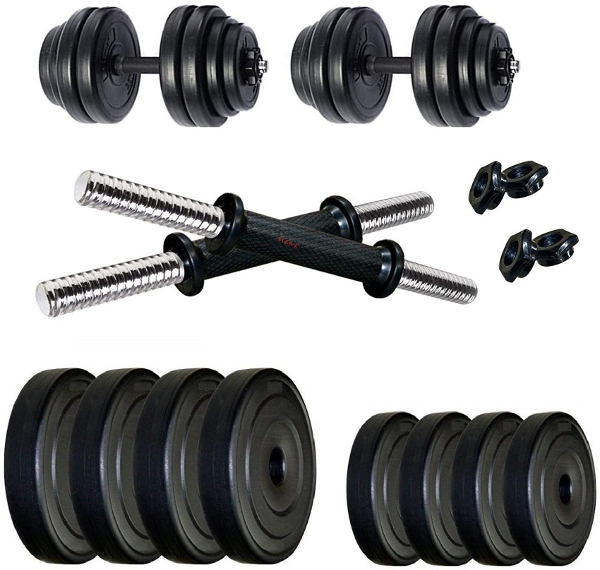 STARX 30 kg PVC plates dumbbell set Adjustable Dumbbell Buy