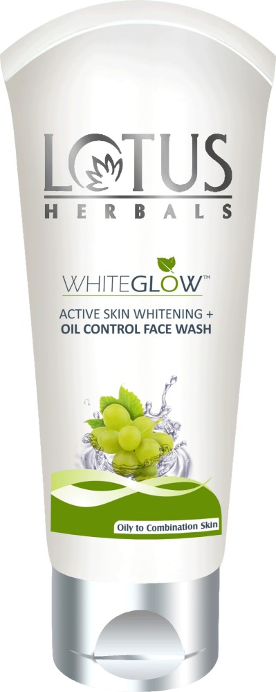 LOTUS HERBALS WHITEGLOW ACTIVE SKIN WHITENING OIL CONTROL Face Wash