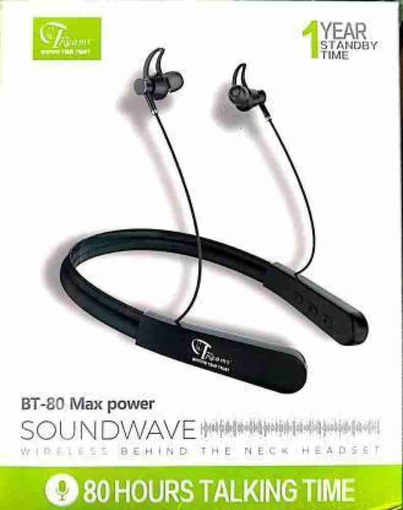 TReams BT 80 Power Soundwave Headset with 80 Hours Battery Backup