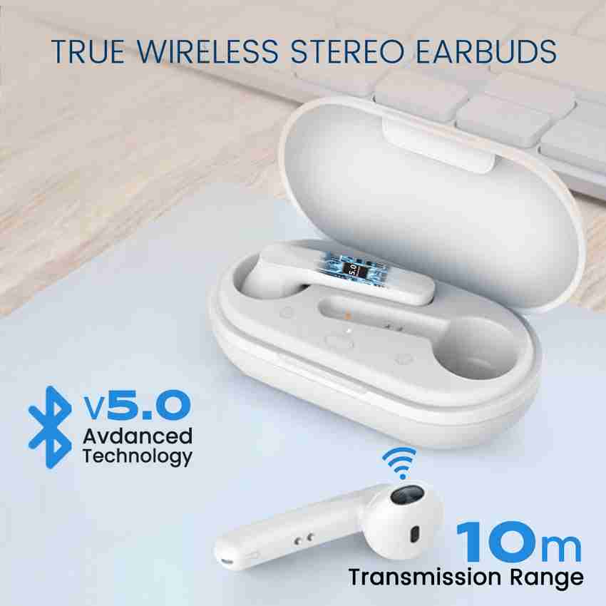 LUMIFORD Maximus Series Max T85 True Wireless Stereo Earbuds with Bluetooth v5.0 Smart Touch Control 10mm Extra Bass Driver 21 Hours Playtime IPX4 Splash proof Earbuds Secure Fit Type C Charging Port ...