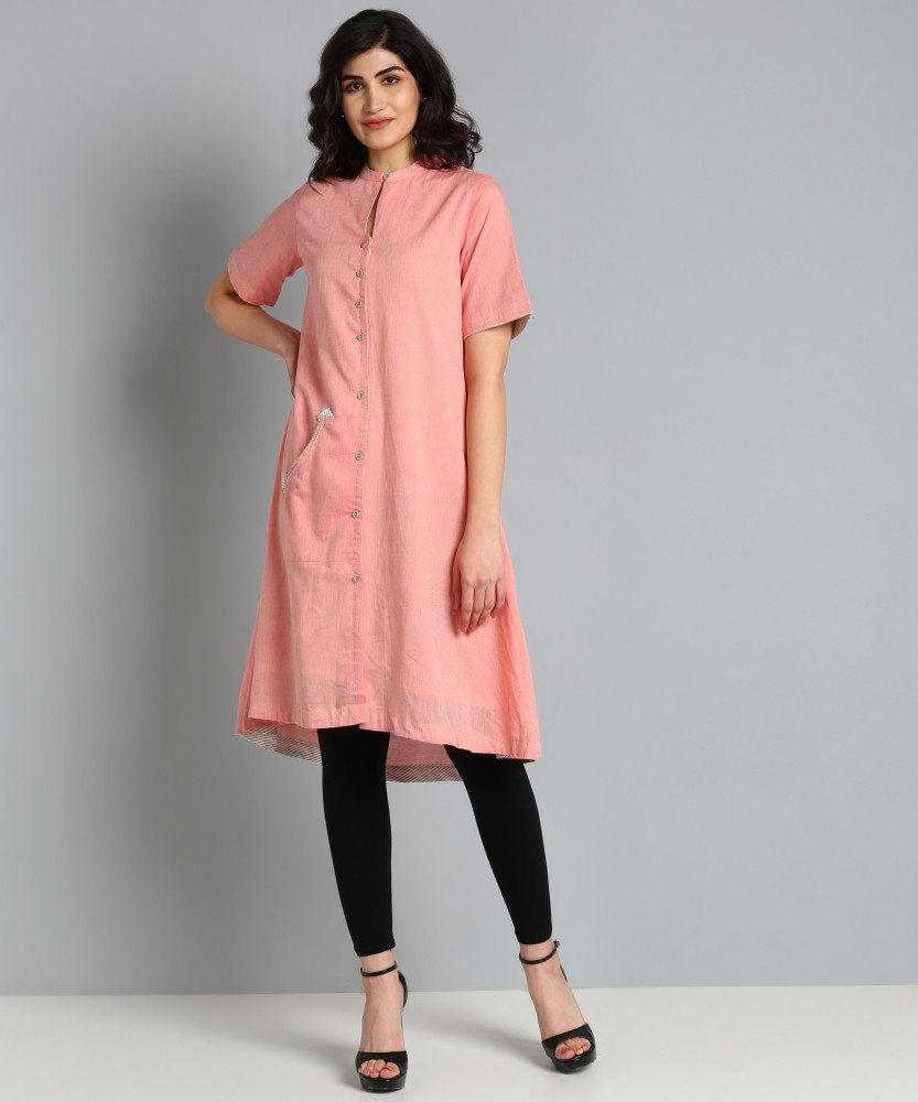 BIBA Women Solid High Low Kurta Buy BIBA Women Solid High Low Kurta Online at Best Prices in India Flipkart