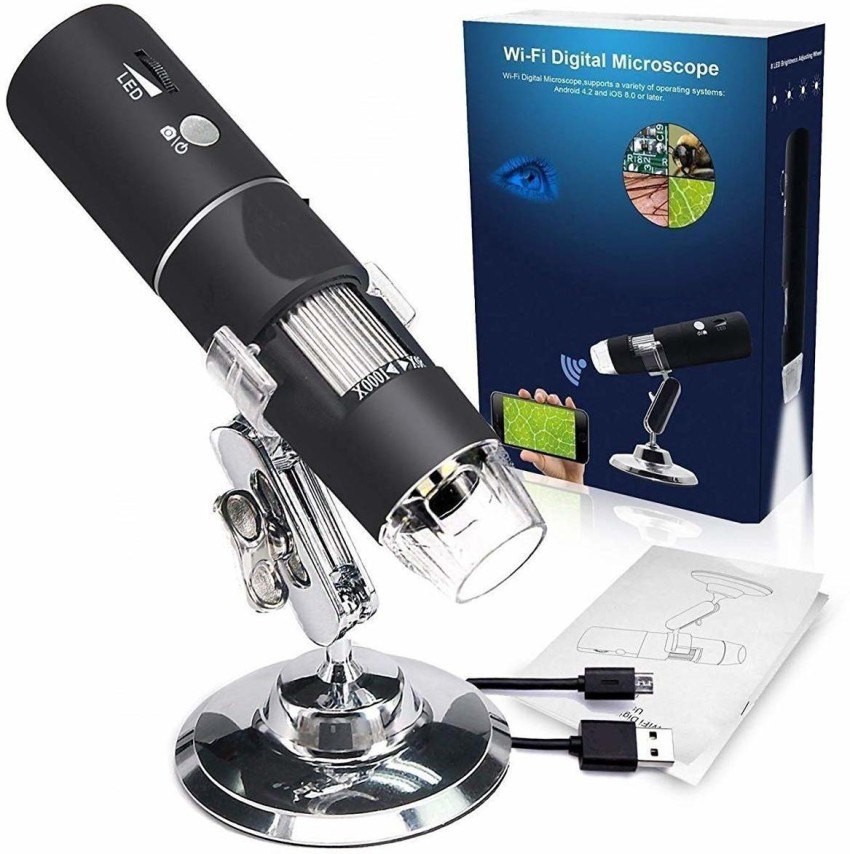 Wireless Digital Microscope 50X-1000X Magnification WiFi USB Handheld Portable  Mini Microscope Camera Coin Magnifier 