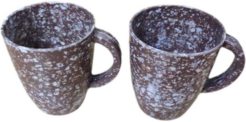 Pack of 6 - Random Design Melamine Plastic Mugs or Cups Cover