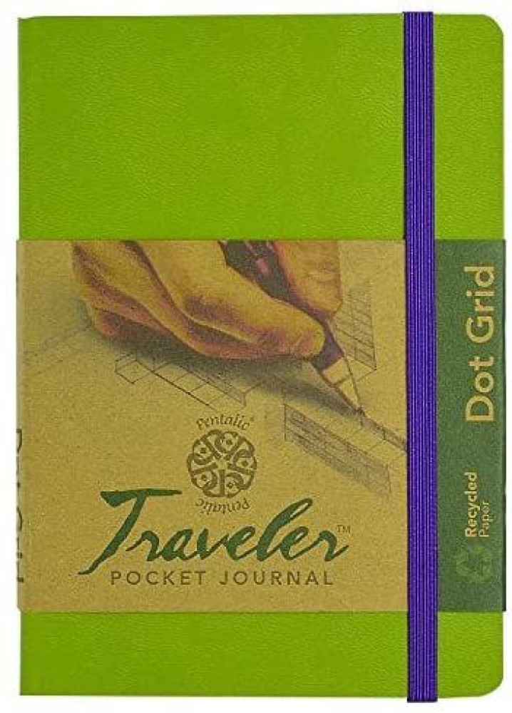 Pentalic Recycled Traveler Sketchbooks, Red