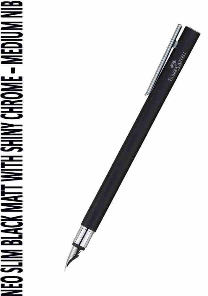 Neo Slim metal fountain pen, M, black